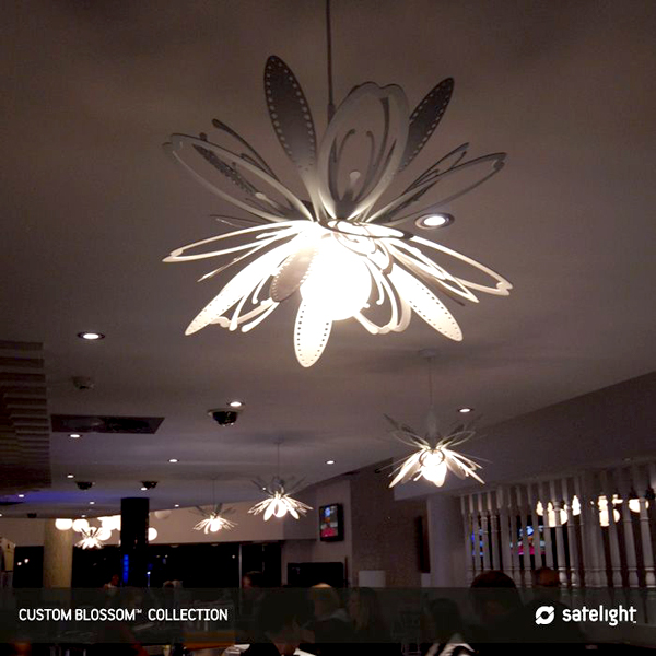 This light from Satelight is just a striking in a home as it is in a bar